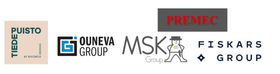Tiedepuisto, Ouneva group, Premec, MSK group, Fiskars group
