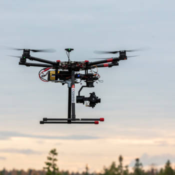 Centrian drone ilmassa