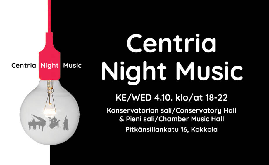 Mainoskuva Centria Night Music 2023