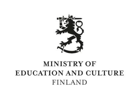 Ministry of Education and Culture Finland logo.