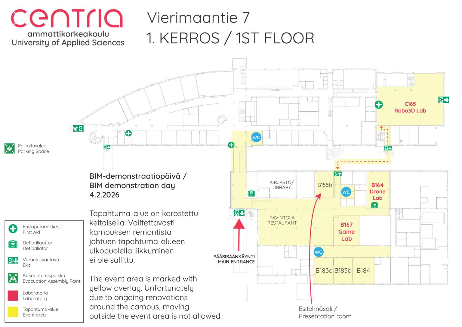 Building Information Model -demonstraatiopäivä - Centria