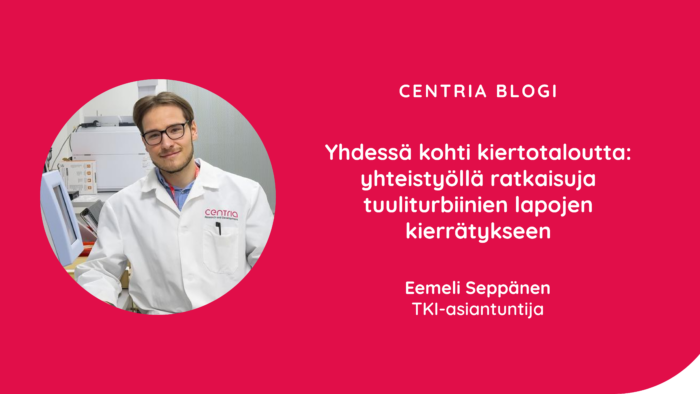 Kuvassa on blogiartikkelin kirjoittajan, TKI-asiantuntija Eemeli Seppäsen profiilikuva sekä blogiartikkelin otsikko.