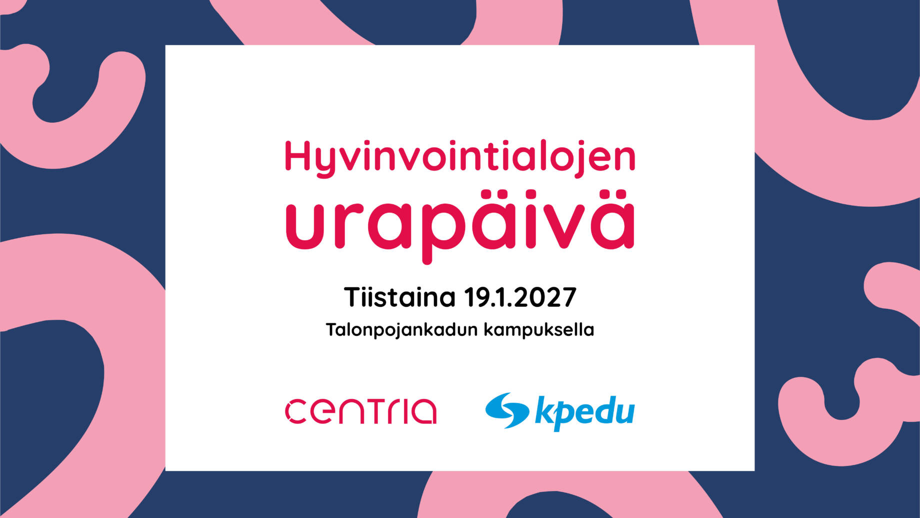Tapahtuman aika, paikka ja nimi.